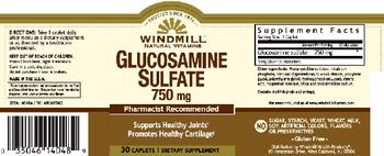 Windmill Glucosamine Sulfate 750 mg - supplement