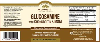 Windmill Glucosamine with Chondroitin and MSM - supplement