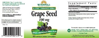 Windmill Grape Seed 100 mg - herbal supplement