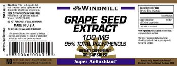 Windmill Grape Seed Extract 100 mg - supplement