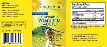 Windmill Health Products Chewable Vitamin D 400 IU - supplement