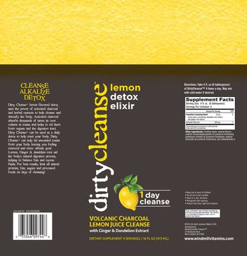 Windmill Health Products DirtyCleanse Lemon Detox Elixir - supplement