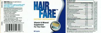 Windmill Health Products Hair Fare - supplement