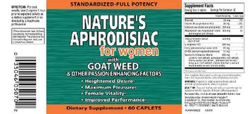 Windmill Health Products Nature's Aphrodisiac For Women - supplement