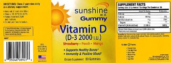 Windmill Health Products Vitamin D (D-3 2000 IU) Gummies - supplement