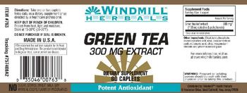 Windmill Herbals Green Tea 300 mg Extract - supplement