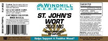 Windmill Herbals St. John's Wort 300 mg - supplement