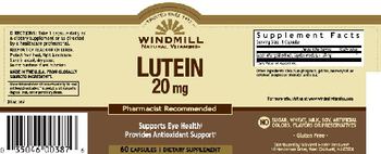 Windmill Lutein 20 mg - supplement