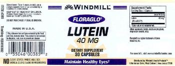 Windmill Lutein 40 mg - supplement