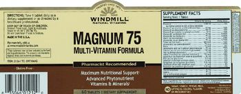 Windmill Magnum-75 Multi-Vitamin Formula - supplement