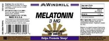 Windmill Melatonin 3 mg - supplement