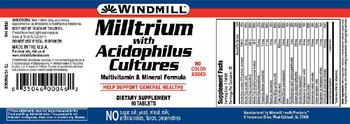 Windmill Milltrium With Acidophilus Cultures - supplement