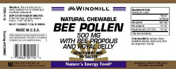 Windmill Natural Chewable Bee Pollen - supplement