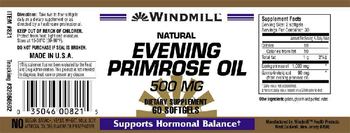 Windmill Natural Evening Primrose Oil 500 mg - supplement
