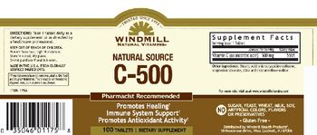 Windmill Natural Source C-500 - supplement