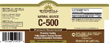 Windmill Natural Source C-500 - supplement