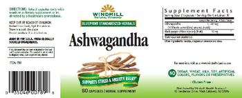 Windmill Natural Vitamins Ashwagandha - herbal supplement