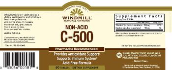 Windmill Non-Acid C-500 - supplement