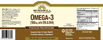 Windmill Omega-3 (100 mg With EPA & DHA) - supplement