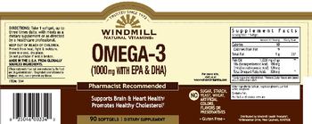Windmill Omega-3 (1000 mg with EPA & DHA) - supplement