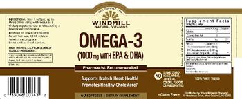 Windmill Omega-3 (1000 mg With EPA & DHA) - supplement