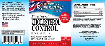 Windmill Rx Premium Vitamins Plant Sterol Cholesterol Control Formula - supplement