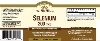 Windmill Selenium 200 mcg - supplement