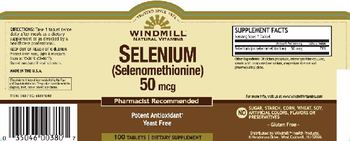 Windmill Selenium (Selenomethionine) 50 mcg - supplement