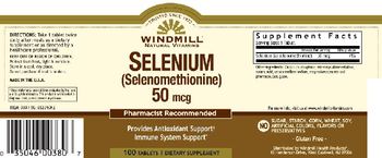 Windmill Selenium (Selenomethionine) 50 mcg - supplement