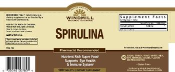 Windmill Spirulina - supplement