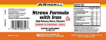Windmill Stress Formula With Iron - supplement