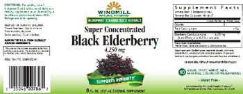 Windmill Super Concentrated Black Elderberry 4,250 mg - herbal supplement