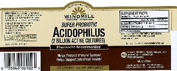 Windmill Super Probiotic Acidophilus - supplement