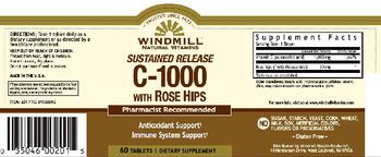 Windmill Sustained Release C-1000 with Rose Hips - supplement