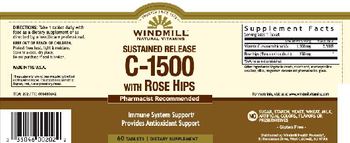 Windmill Sustained Release C-1500 with Rose Hips - supplement