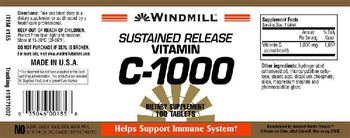 Windmill Sustained Release Vitamin C-1000 - supplement