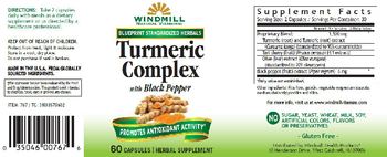 Windmill Turmeric Complex with Black Pepper - herbal supplement