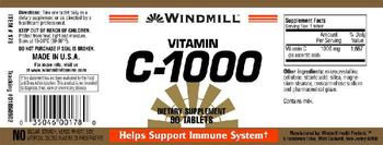 Windmill Vitamin C-1000 - supplement