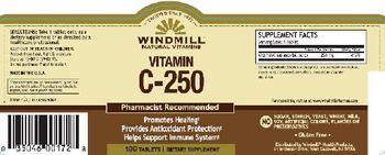 Windmill Vitamin C-250 - supplement