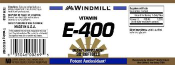 Windmill Vitamin E-400 - supplement