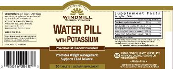 Windmill Water Pill with Potassium - supplement