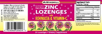 Windmill Zinc Lozenges with Enchinacea & Vitamin-C - supplement