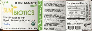 Windy City Organics Sun Biotics Vanilla - superfood probiotic supplement