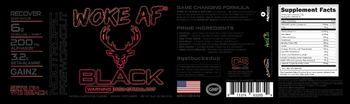 Woke AF Woke AF Black Sets on the Beach - supplement