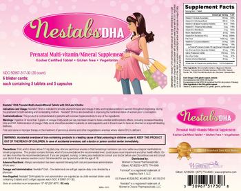 Women's Choice Pharmaceuticals Nestabs DHA - prenatal multivitaminmineral supplement