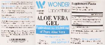 Wonder Laboratories Aloe Vera Gel - supplement
