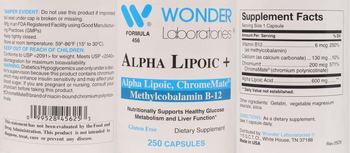 Wonder Laboratories Alpha Lipoic + - supplement