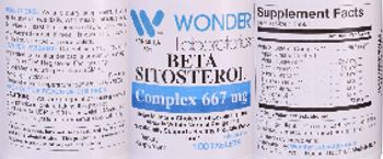 Wonder Laboratories Beta Sitosterol Complex 667 mg - supplement