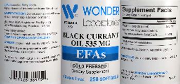 Wonder Laboratories Black Currant Oil 535 mg - supplement
