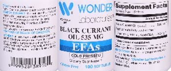 Wonder Laboratories Black Currant Oil 535 mg - supplement